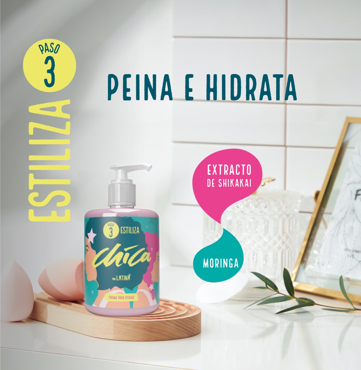CHICA CREMA PARA PEINAR